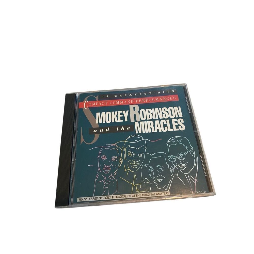 Smokey Robinson And The Miracles 18 Greatest Hits CD Compact Command Performance